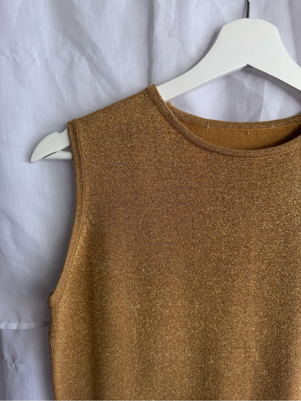 Talbots Vintage Shimmer Knit Tank Top - Picture 2 of 4